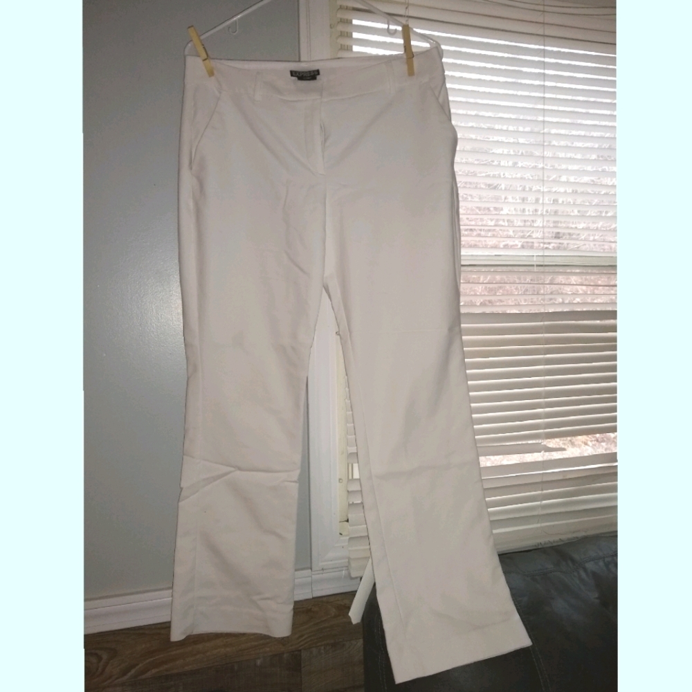 White Express Columnist Dress Pants size 10s